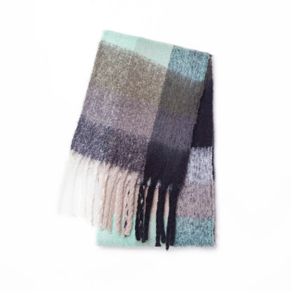 Women's Thick Warm Cashmere Scarf Shawl Wraps Pashmina Neckerchief 2202DS001-11 38x230cm