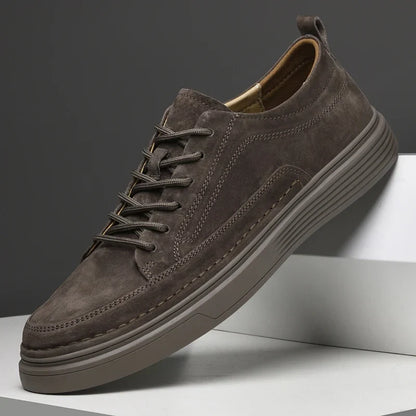 Men's Casual Suede Sneakers for Fall and Winter Everyday Wear Brown