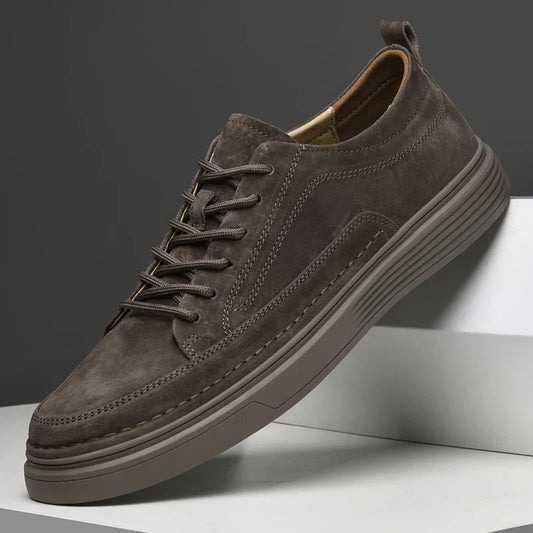 Men's Casual Suede Sneakers for Fall and Winter Everyday Wear Brown