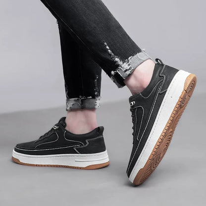 Men's Multi-Color Stylish Leather Dress Shoes for Fall and Winter