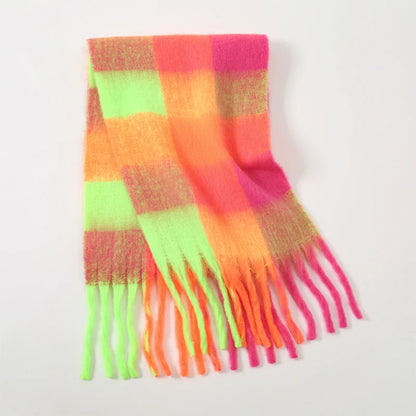 Women's Thick Warm Cashmere Scarf Shawl Wraps Pashmina Neckerchief 2202DS001-50 38x230cm