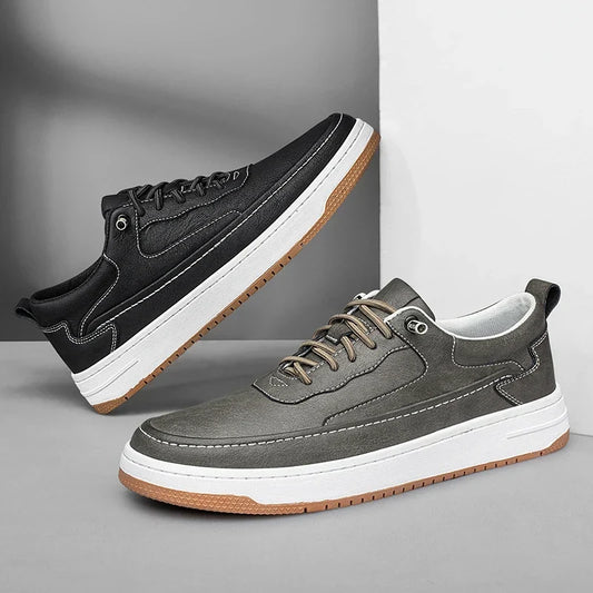 Men's Multi-Color Stylish Leather Dress Shoes for Fall and Winter