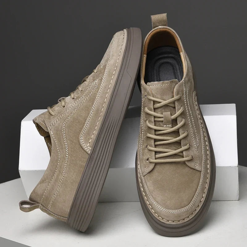 Men's Casual Suede Sneakers for Fall and Winter Everyday Wear