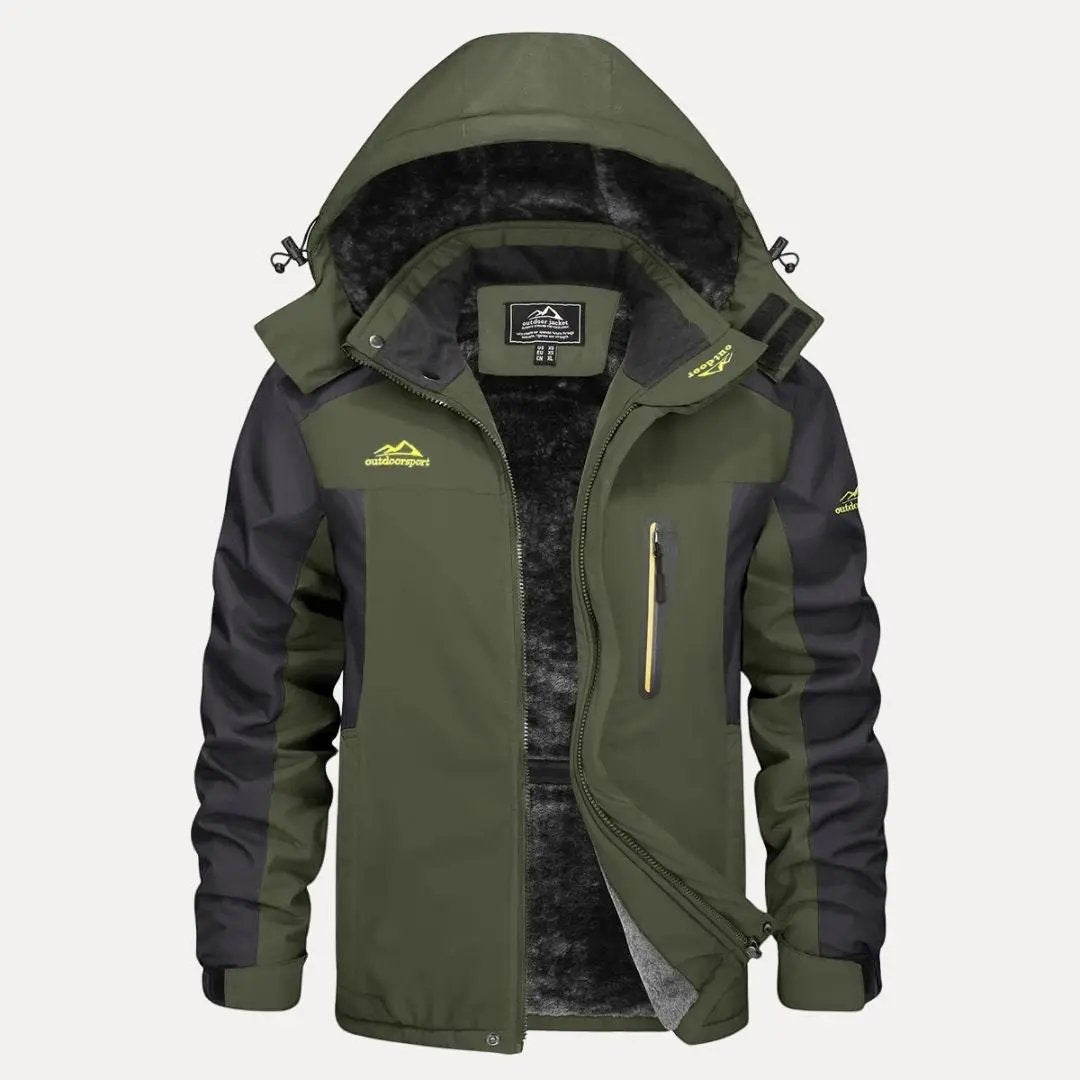 Men's Waterproof Insulated Jacket for Maximum Protection Green