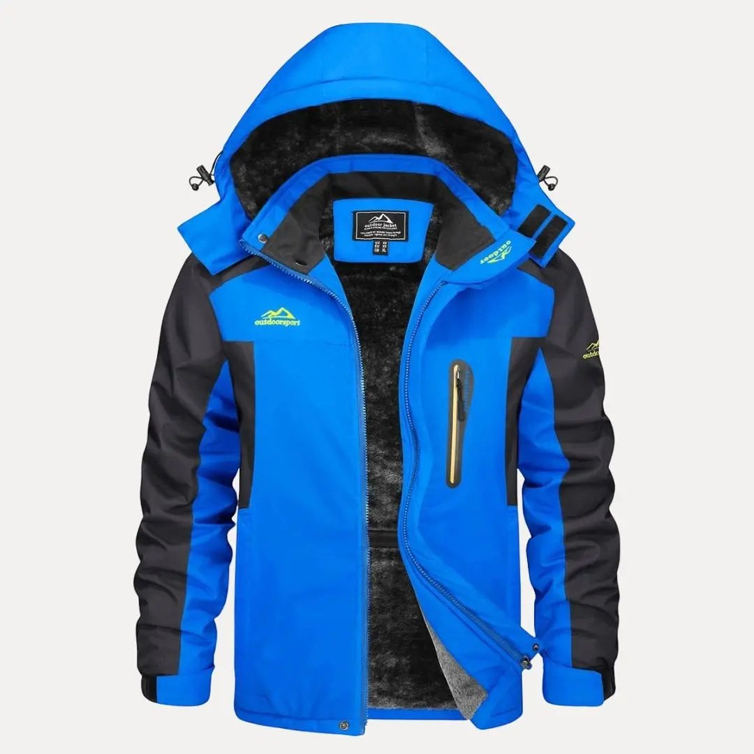 Men's Waterproof Insulated Jacket for Maximum Protection Blue