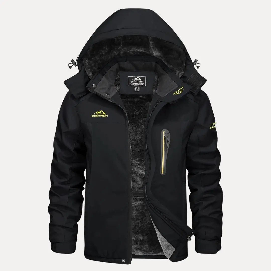 Men's Waterproof Insulated Jacket for Maximum Protection Black