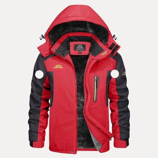 Men's Waterproof Insulated Jacket for Maximum Protection Red