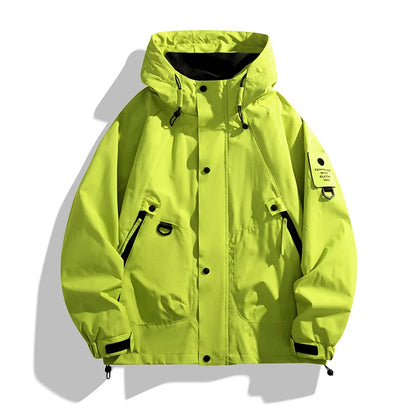 Men's Waterproof Outdoor Jacket for All-Weather Protection Green