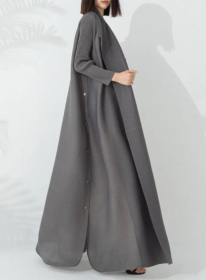 Women's Belted Maxi Coat for Stylish Layering for Daily Use