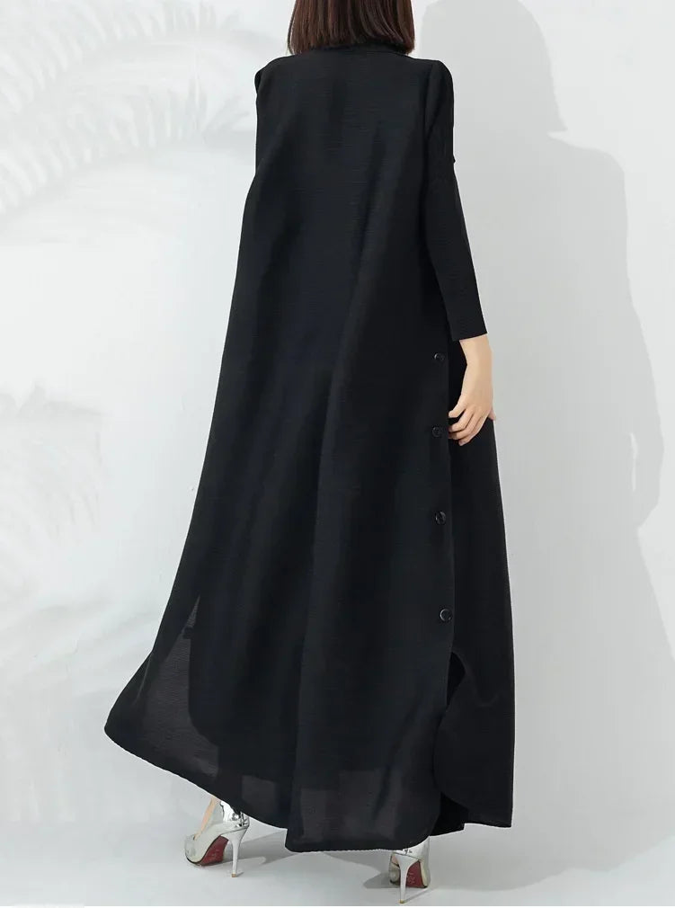 Women's Belted Maxi Coat for Stylish Layering for Daily Use