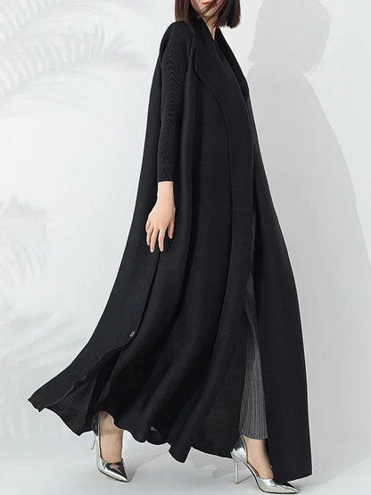 Women's Belted Maxi Coat for Stylish Layering for Daily Use