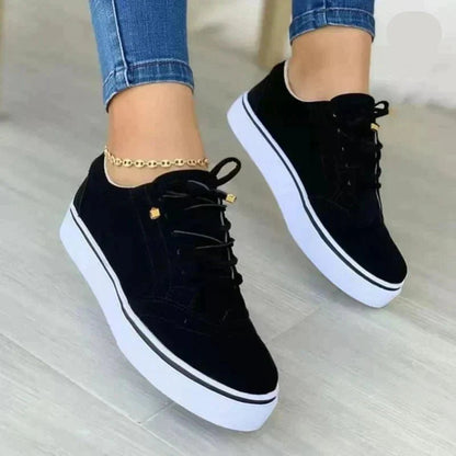 Women's Comfortable Orthopedic Sneakers for Daily Use Warm Black
