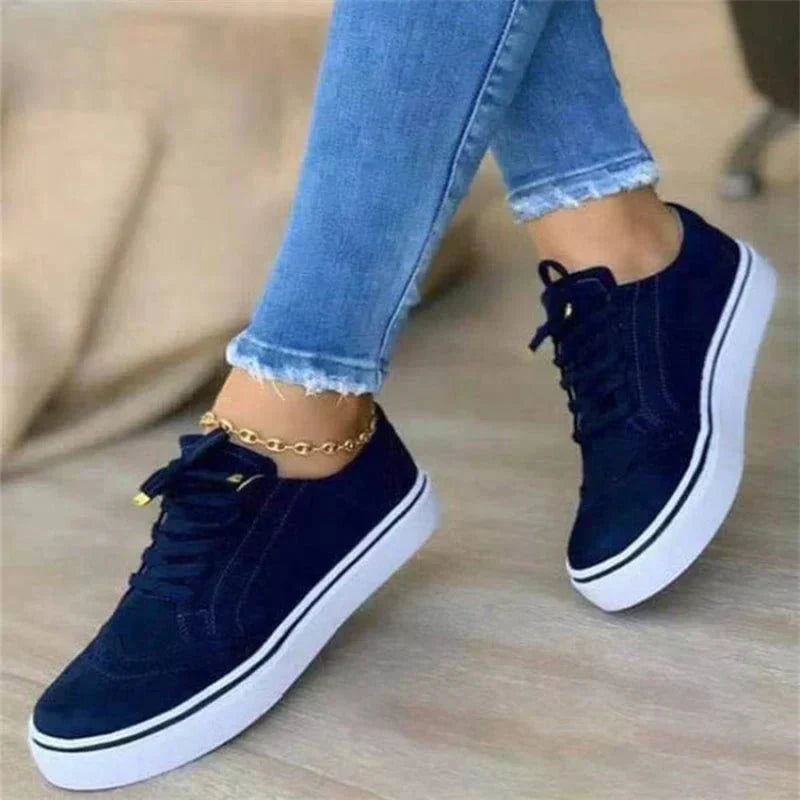 Women's Comfortable Orthopedic Sneakers for Daily Use Warm Blue
