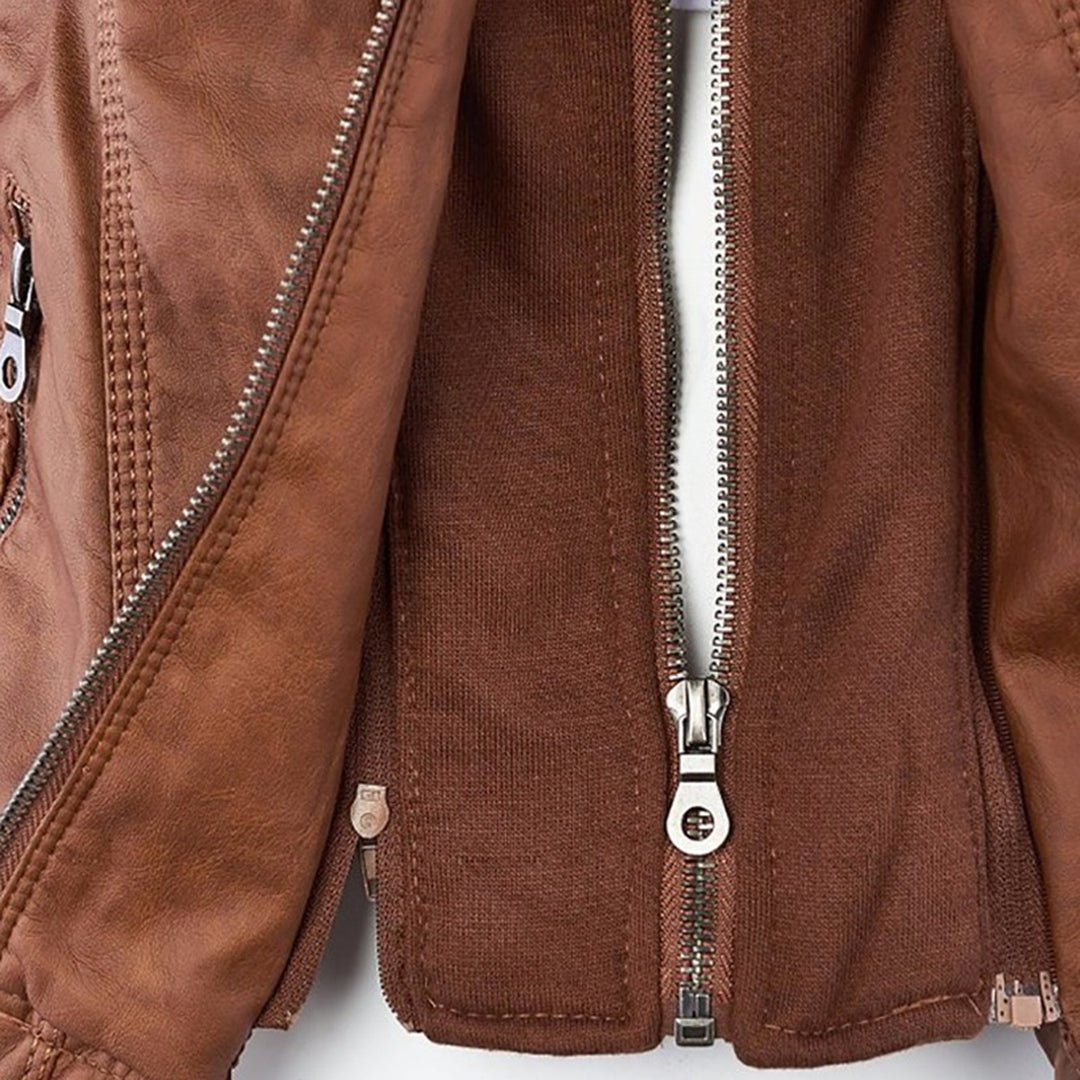 Women's Fitted Hooded Jacket for Fall and Winter Everyday Wear