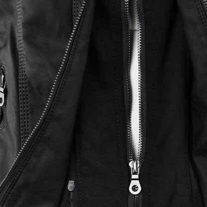 Women's Fitted Hooded Jacket for Fall and Winter Everyday Wear
