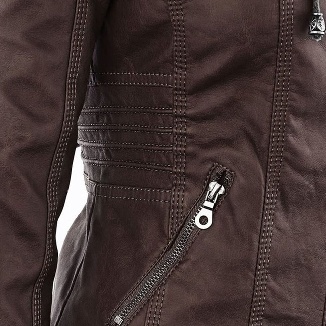 Women's Fitted Hooded Jacket for Fall and Winter Everyday Wear