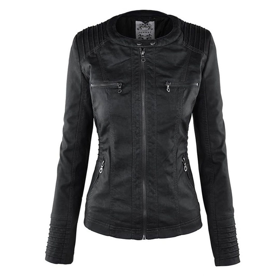Women's Fitted Hooded Jacket for Fall and Winter Everyday Wear