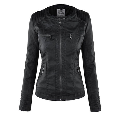 Women's Fitted Hooded Jacket for Fall and Winter Everyday Wear