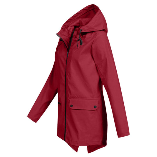 Women's Hooded Anorak Jacket for Stylish Outdoor Wear for Daily Use