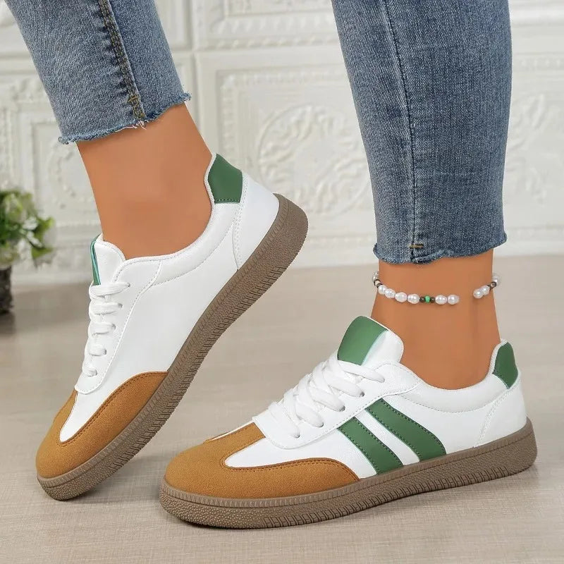 Women's Orthopedic Comfort Sneakers for Fall and Winter Everyday Wear Green