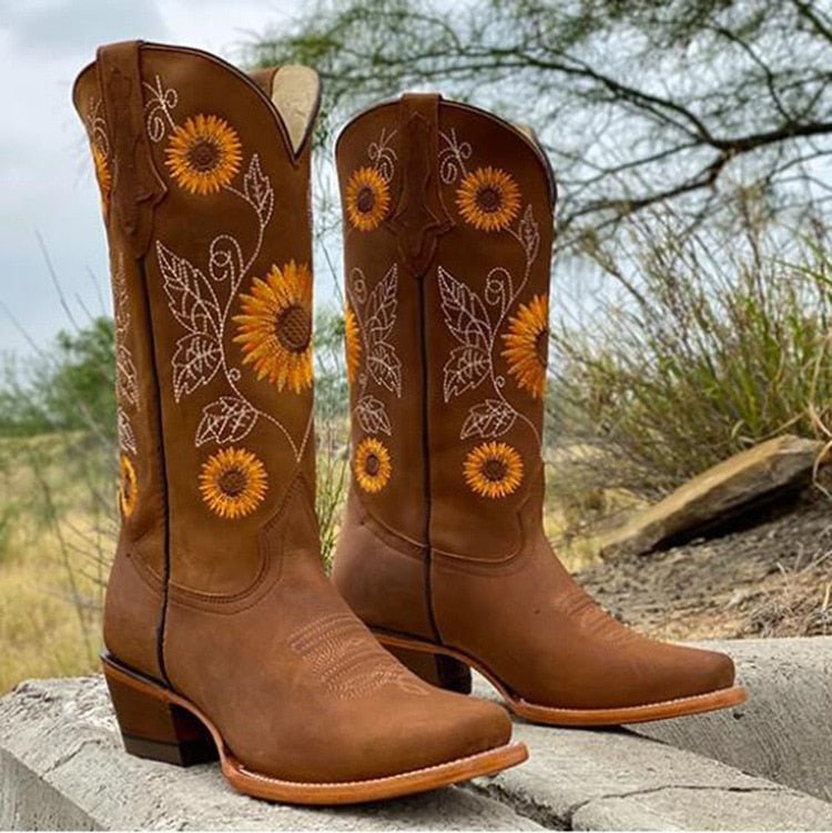 Women's Multi-Color Leather Orthopedic Support Boots for Daily Use Brown