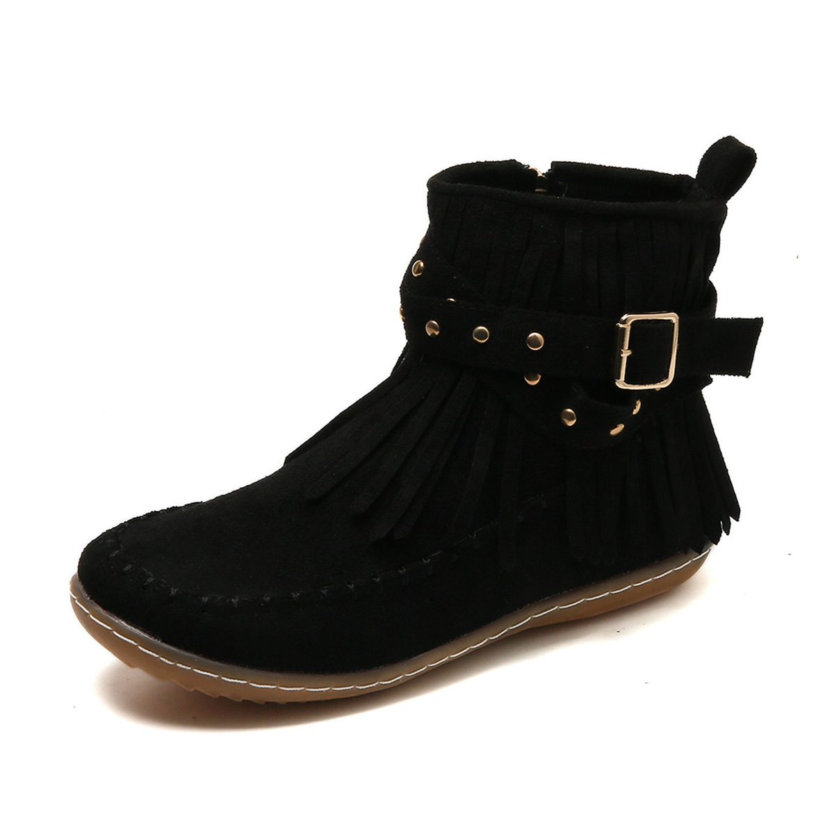 Women's Black Orthopedic Support Boots for Fall and Winter Black