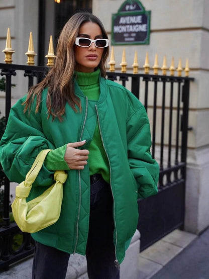 Women's Oversized Casual Outerwear Jacket for Daily Use