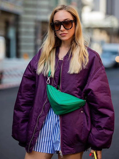 Women's Oversized Casual Outerwear Jacket for Daily Use