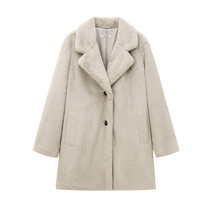 Women's Oversized Cozy Teddy Coat for Fall and Winter Everyday Wear