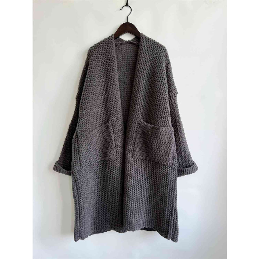 Women's Multi-Color Oversized Knit Cardigan for Fall and Winter