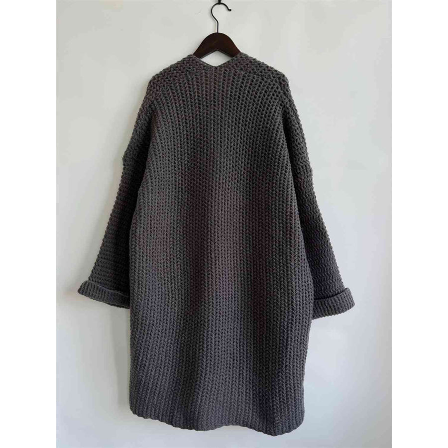 Women's Multi-Color Oversized Knit Cardigan for Fall and Winter