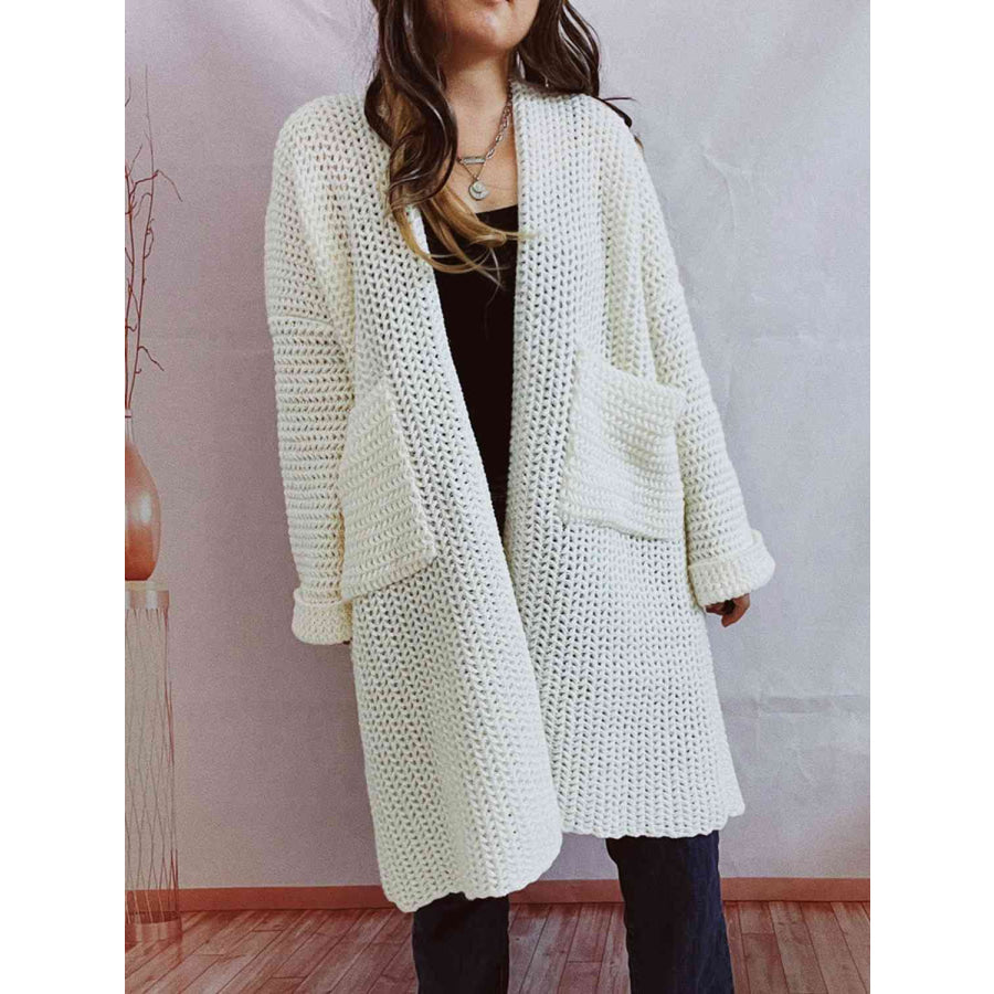 Women's Multi-Color Oversized Knit Cardigan for Fall and Winter