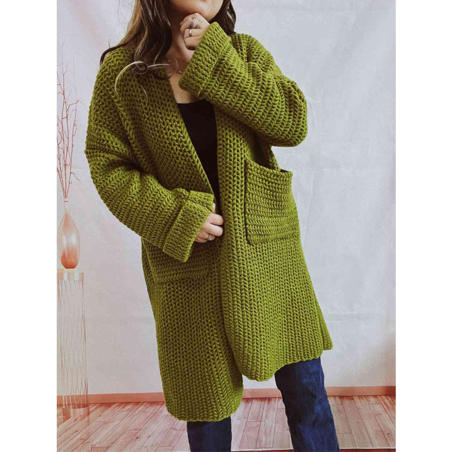 Women's Multi-Color Oversized Knit Cardigan for Fall and Winter