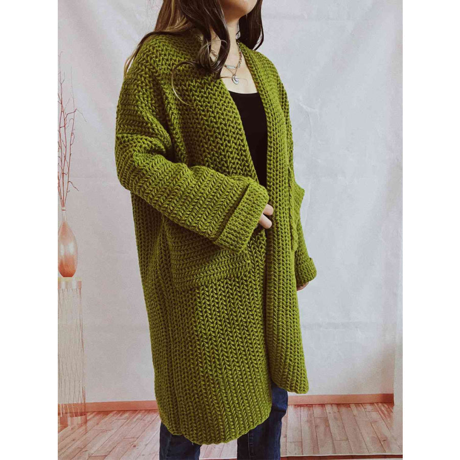Women's Multi-Color Oversized Knit Cardigan for Fall and Winter
