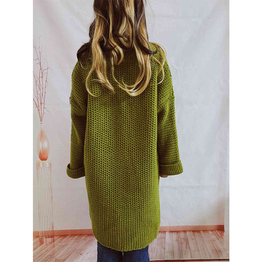 Women's Multi-Color Oversized Knit Cardigan for Fall and Winter