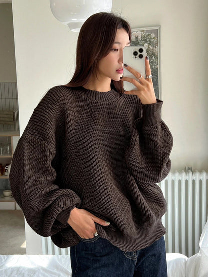 Women's Oversized Knit Sweater for Everyday Wear for Daily Use