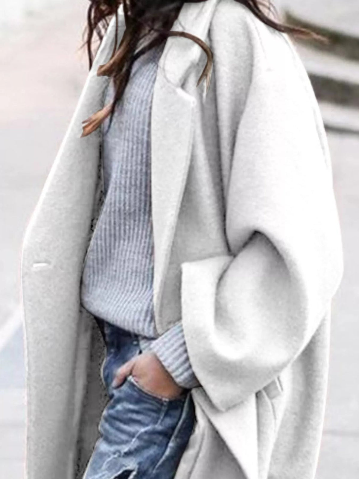 Women's Oversized Long Coat for Fall and Winter Everyday Wear