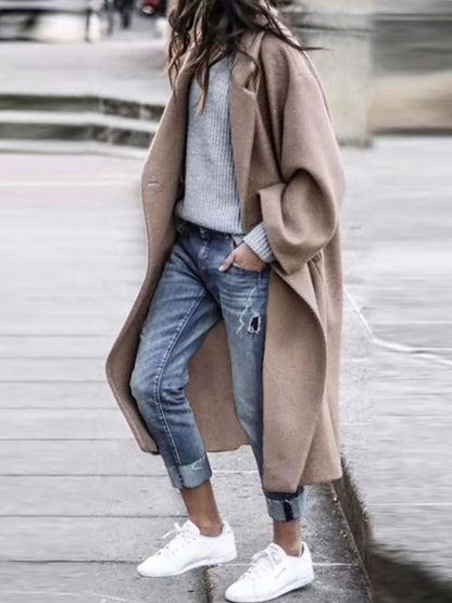 Women's Oversized Long Coat for Fall and Winter Everyday Wear