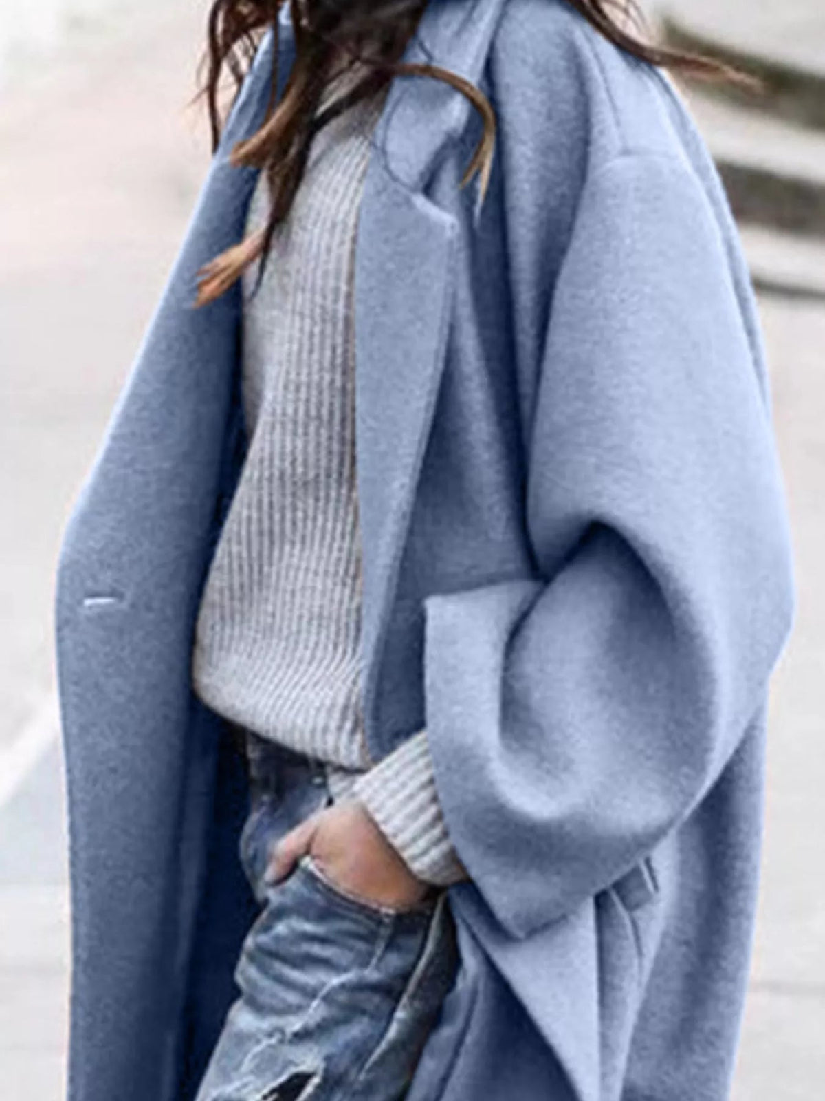 Women's Oversized Long Coat for Fall and Winter Everyday Wear