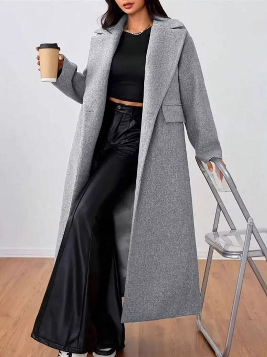 Women's Oversized Long Winter Coat for Daily Use for Work and Travel