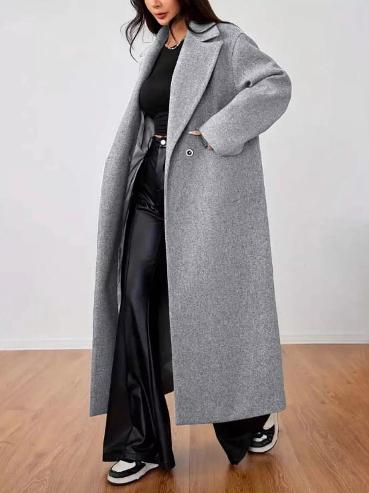 Women's Oversized Long Winter Coat for Daily Use for Work and Travel