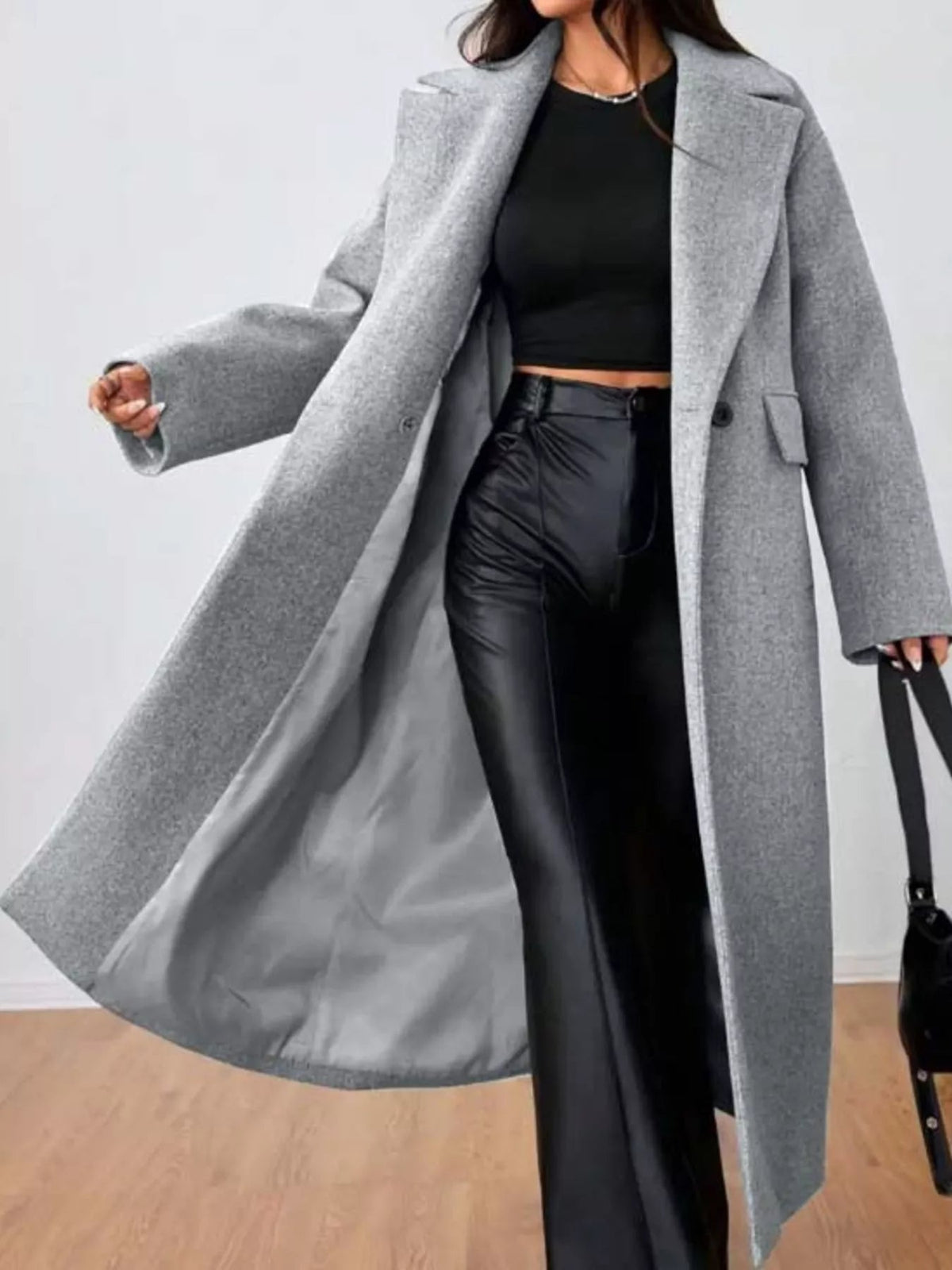 Women's Oversized Long Winter Coat for Daily Use for Work and Travel