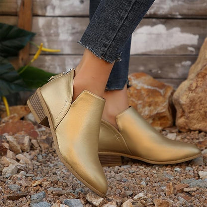 Women's Pointed Toe Ankle Boots for Fall and Winter Everyday Wear