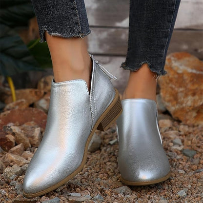 Women's Pointed Toe Ankle Boots for Fall and Winter Everyday Wear