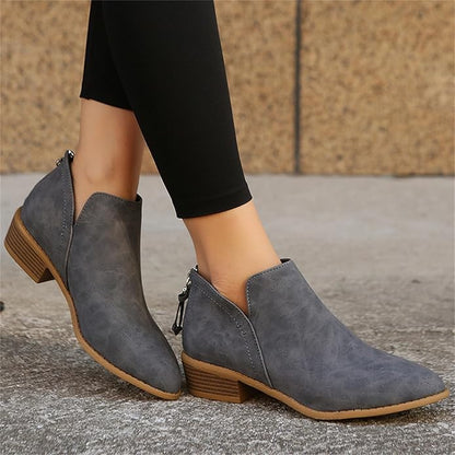 Women's Pointed Toe Ankle Boots for Fall and Winter Everyday Wear