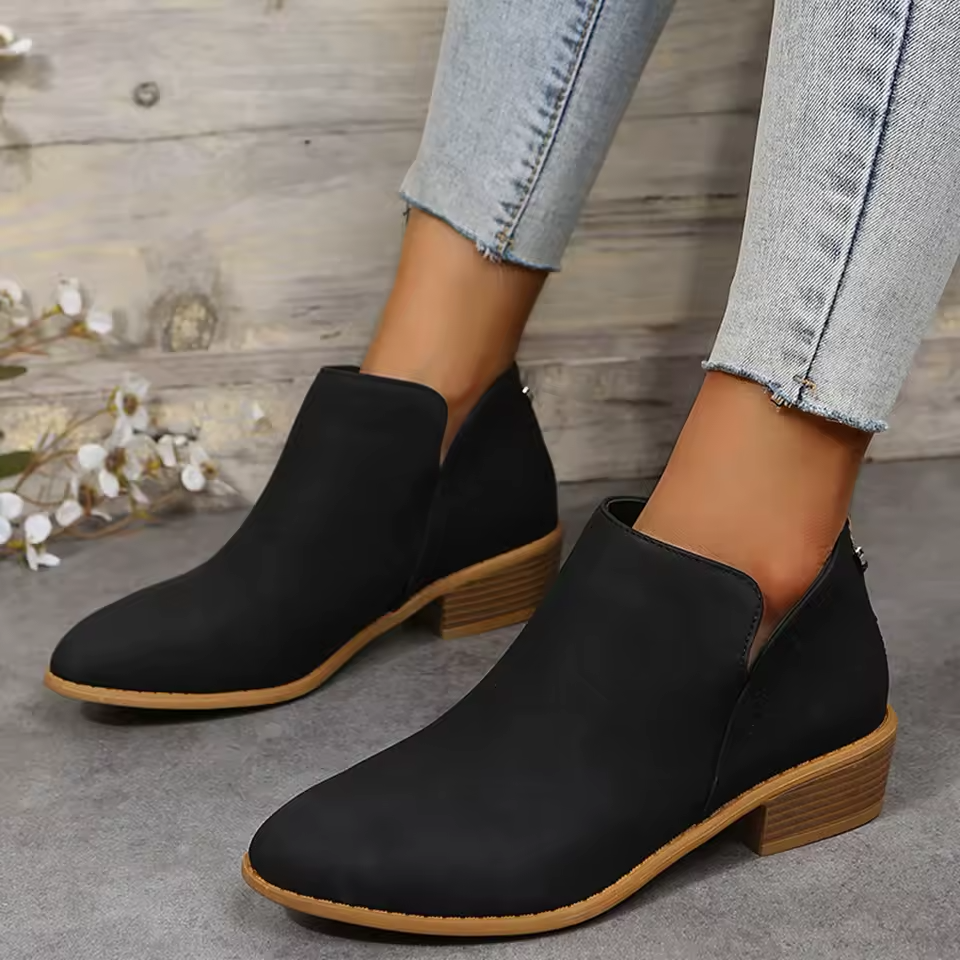 Women's Pointed Toe Ankle Boots for Fall and Winter Everyday Wear