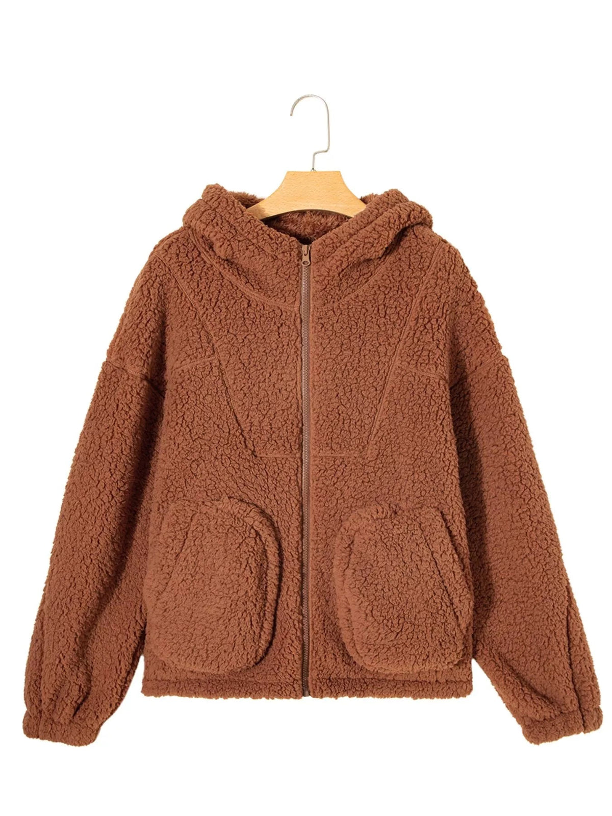 Women's Relaxed Fit Zip Up Jacket for Fall and Winter Everyday Wear