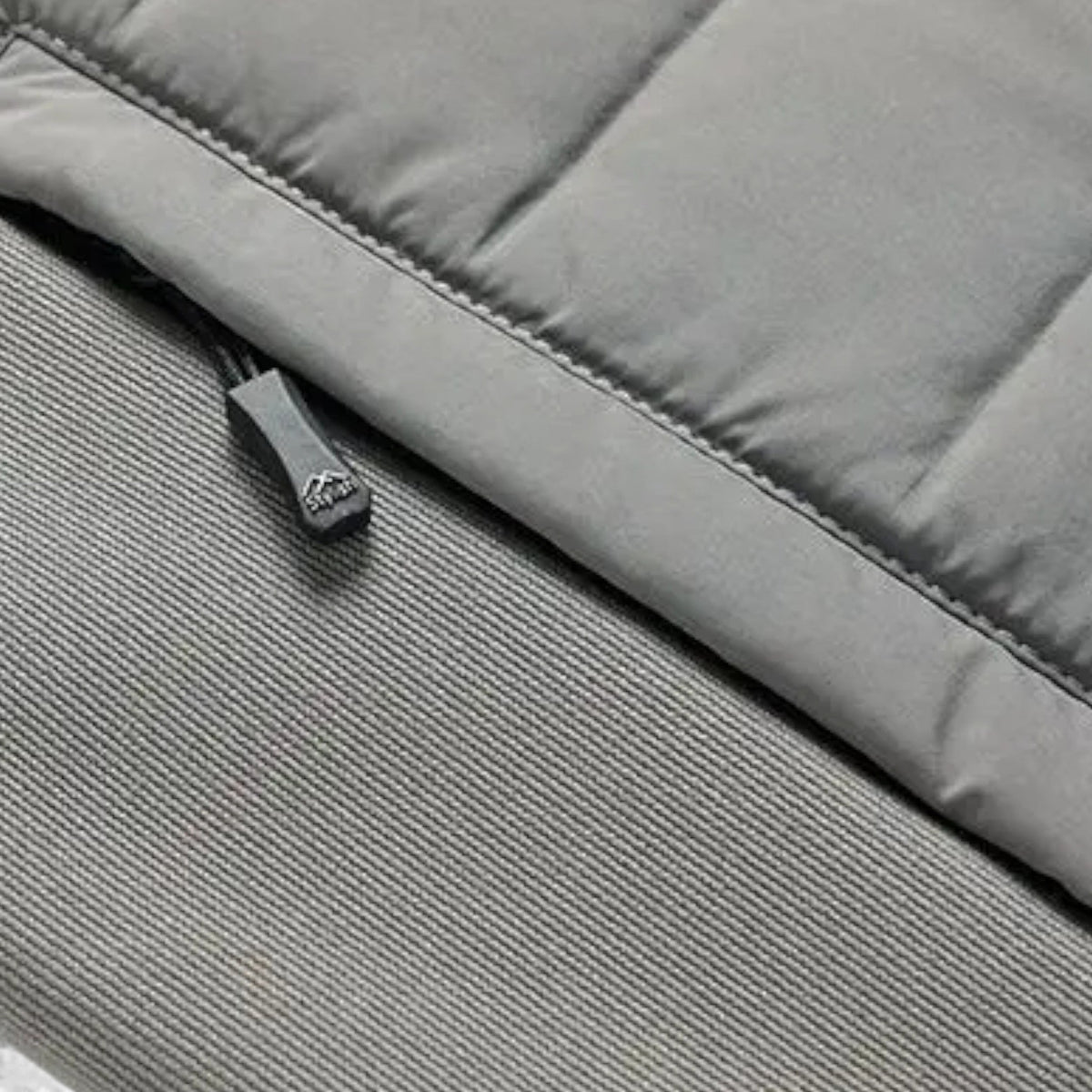 Men's High-Neck Quilted Insulated Jacket for Daily Use Warm