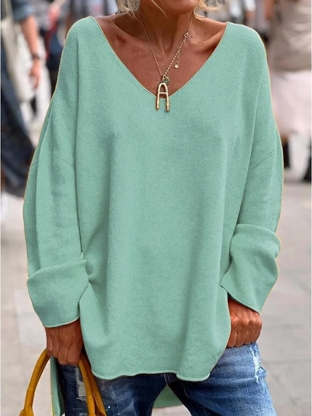 Women's Oversized Tunic Sweatshirt for Fall and Winter Everyday Wear