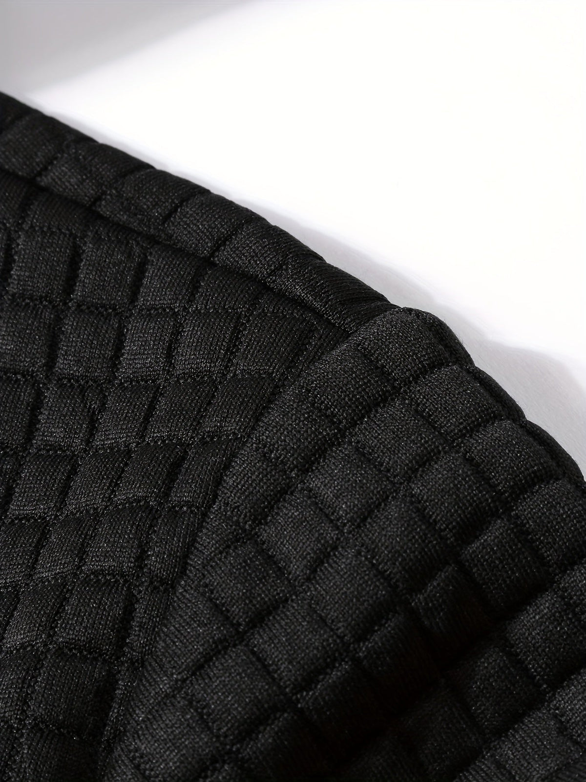 Men's Color-Block Textured Hoodie for Fall and Winter Everyday Wear